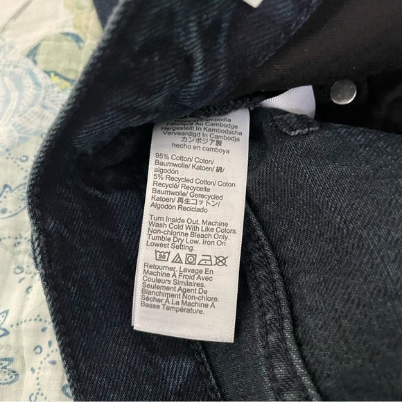 Madewell The Pieced Barrel-Leg Full-Length Jean in Blue Black Wash Size 29 NWT - Picture 12 of 12